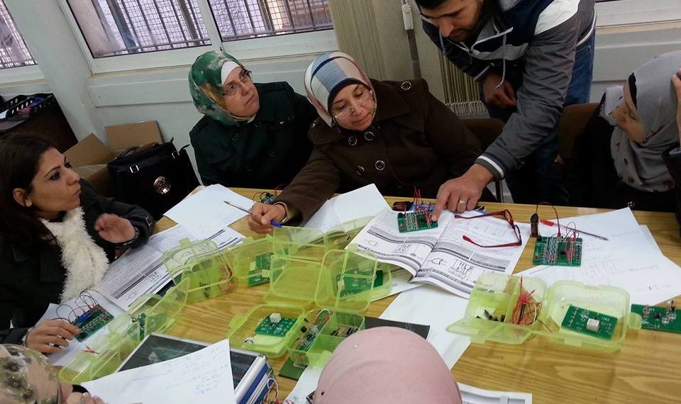 UNRWA in Palestine at west bank adopted Seek kit system in their science laboratory in their educational institutions