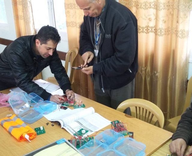 UNRWA in Palestine at west bank adopted Seek kit system in their science laboratory in their educational institutions
